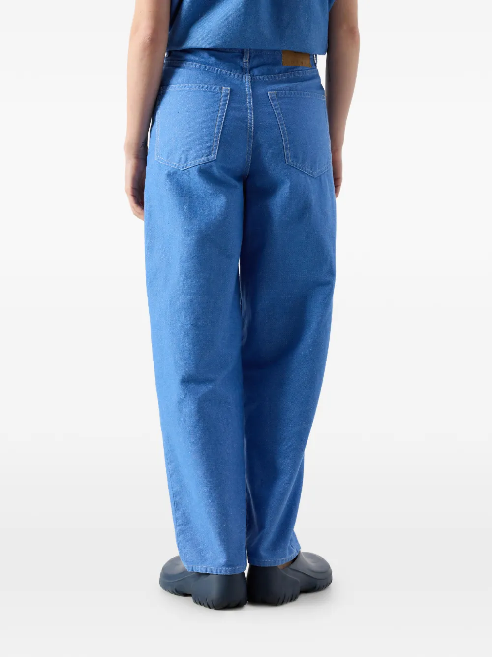 American Vintage Pusway denim jeans met ballonpijpen Blauw