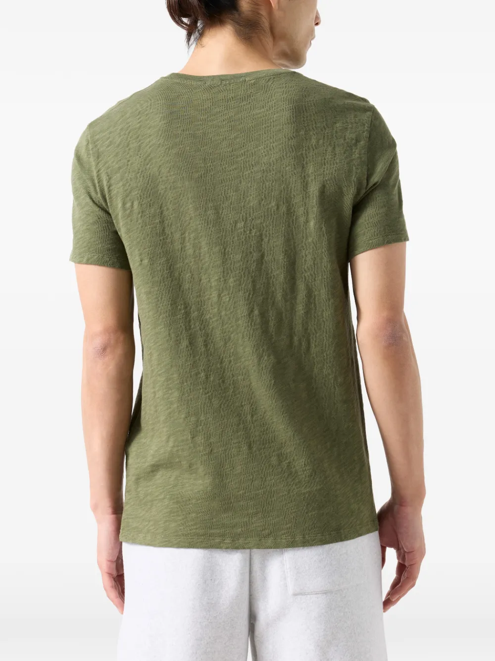 American Vintage Bysapick T-shirt met korte mouwen en ronde hals Groen
