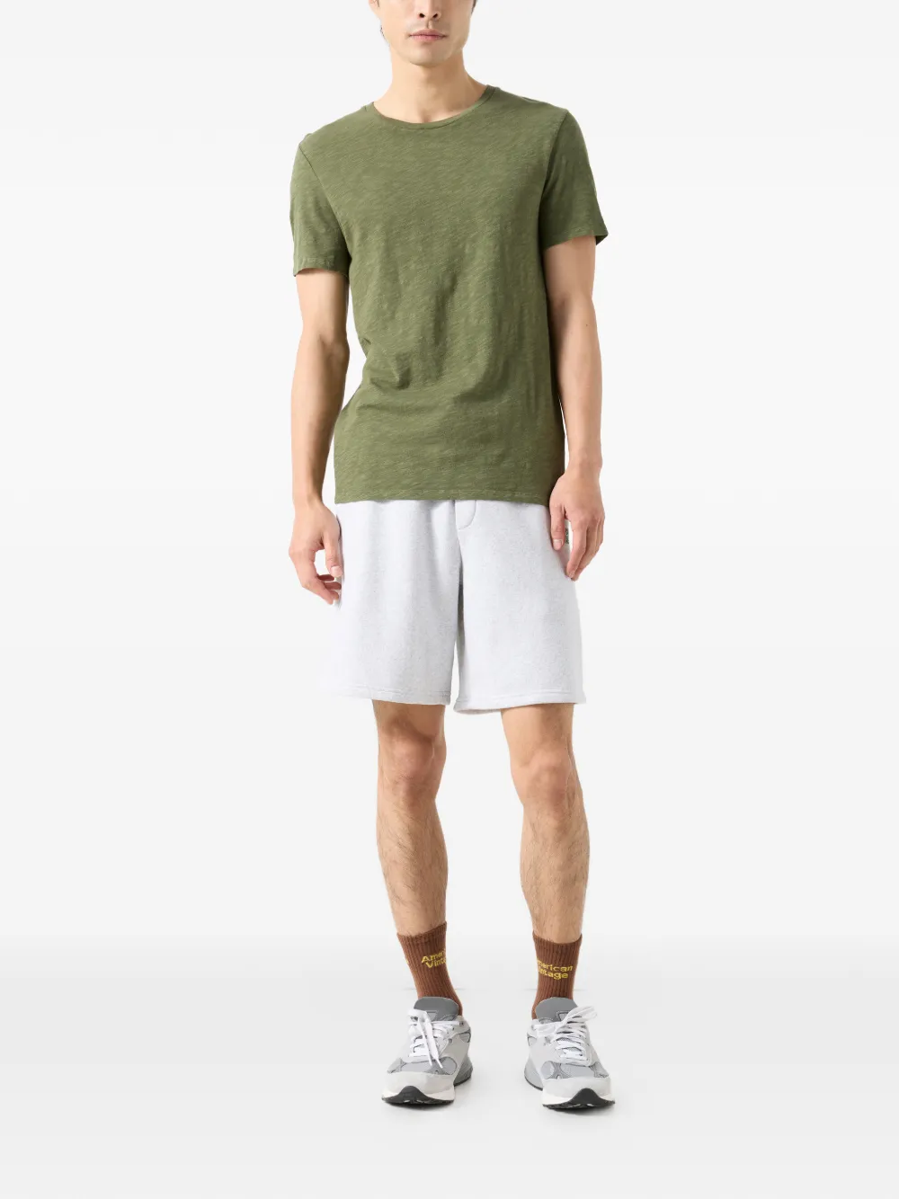 American Vintage Bysapick T-shirt met korte mouwen en ronde hals Groen