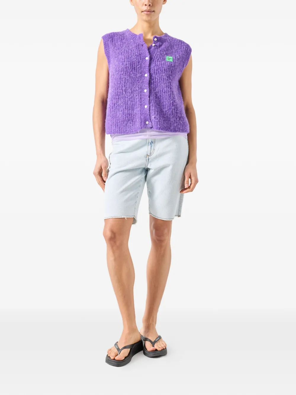 East Sleeveless Cardigan