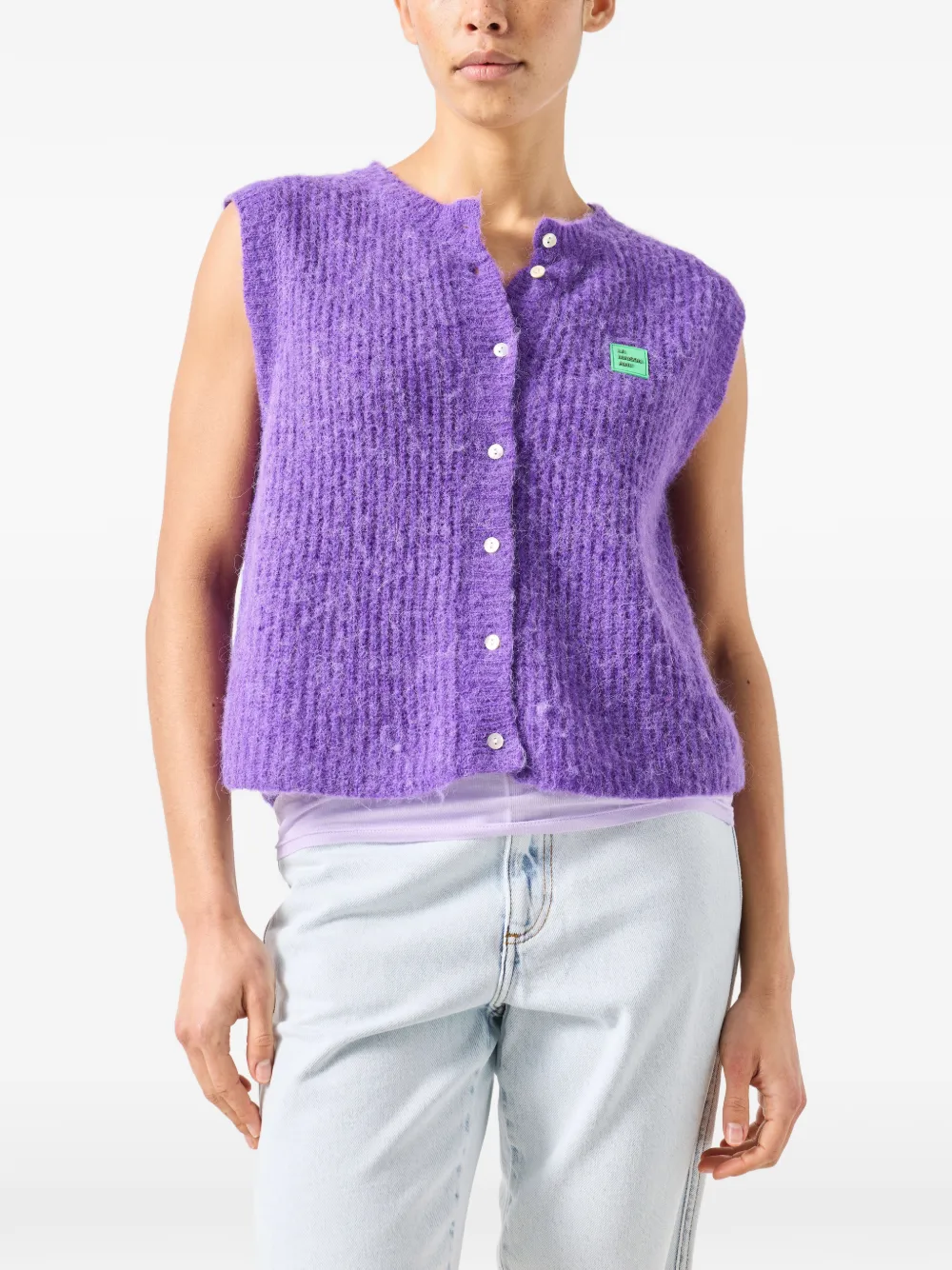 East Sleeveless Cardigan