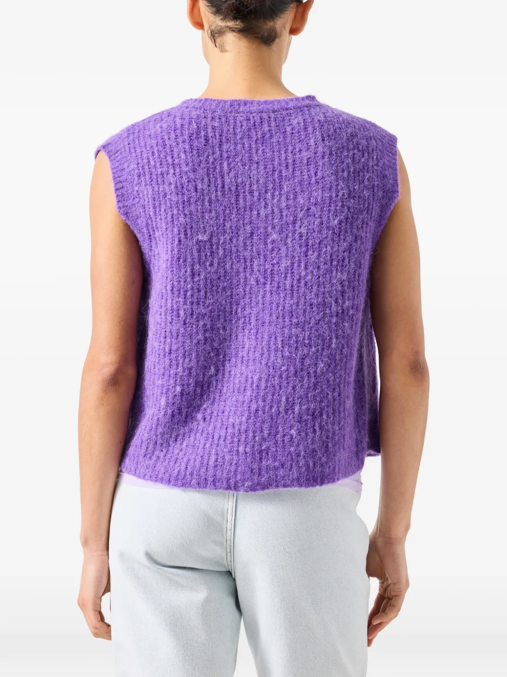 East Sleeveless Cardigan