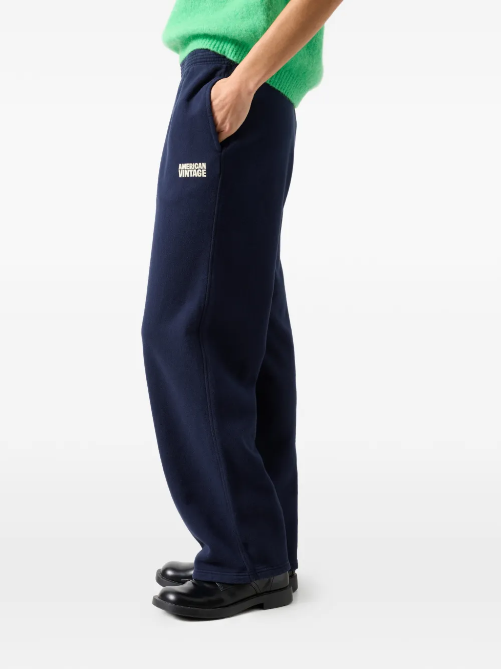 American Vintage Trainingsbroek met elastische taille Blauw