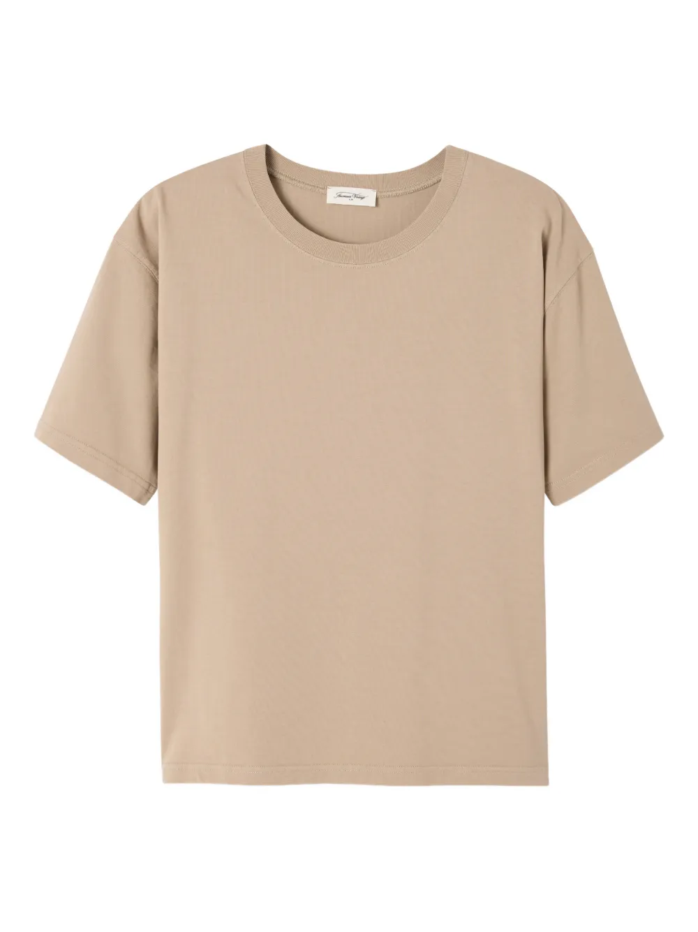 American Vintage short-sleeve round-neck T-shirt - Toni neutri