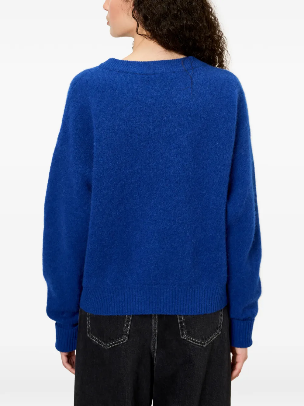 American Vintage Sweater met ronde hals Blauw