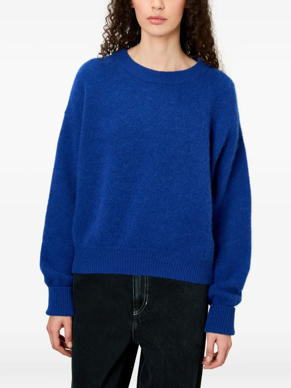 American Vintage Sweater met ronde hals Blauw