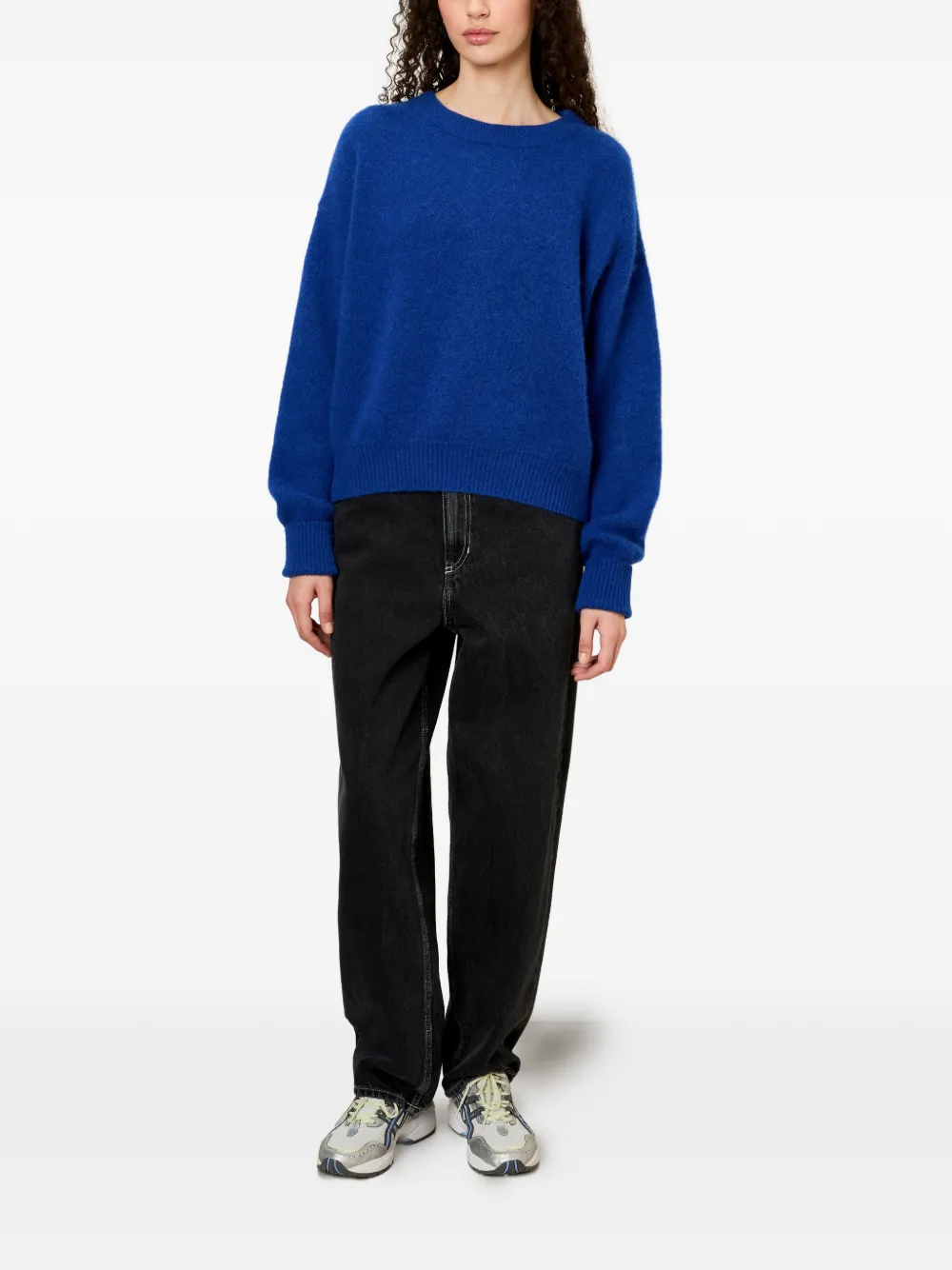 American Vintage Sweater met ronde hals Blauw