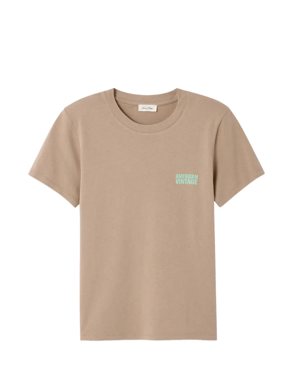 American Vintage crew-neck logo-detail T-shirt