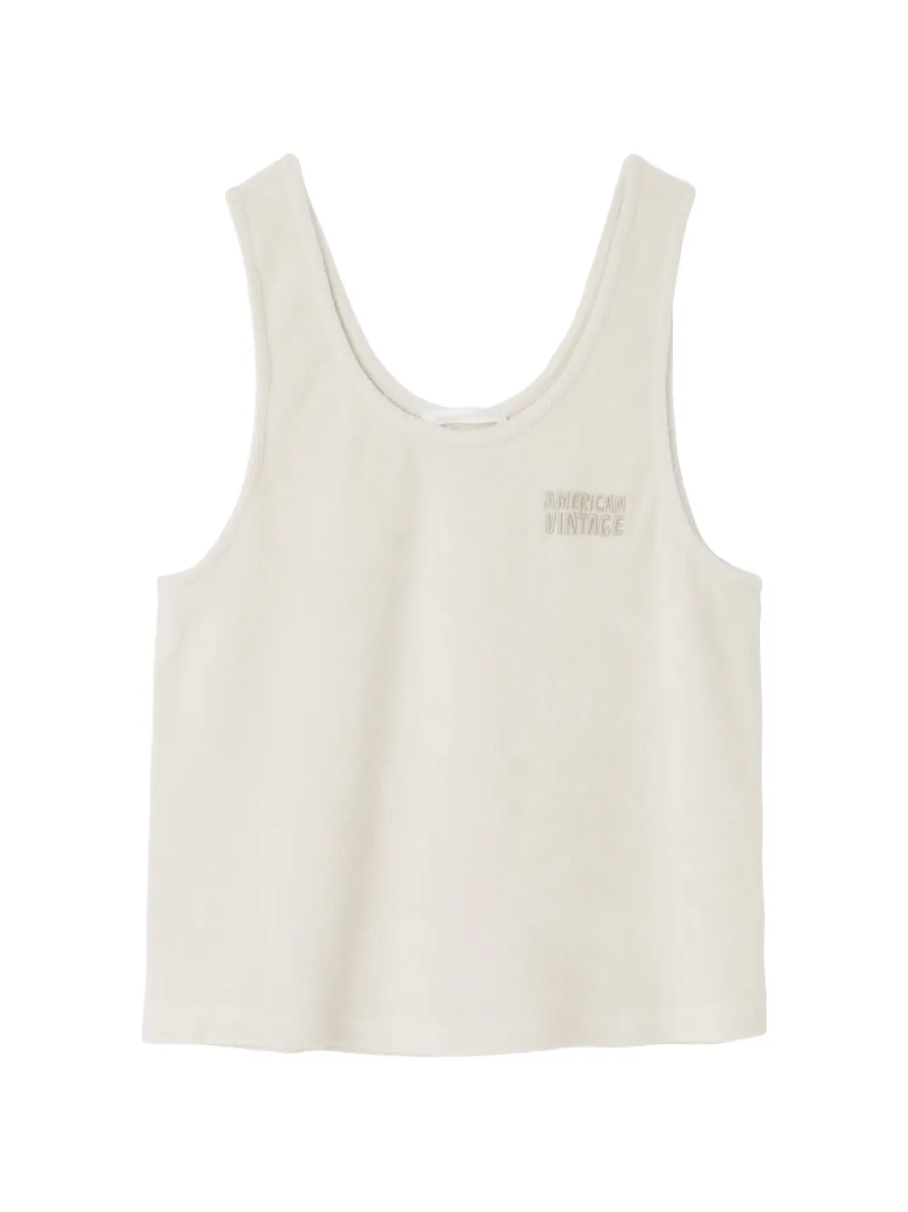 American Vintage Fuxow cotton tank top - Toni neutri