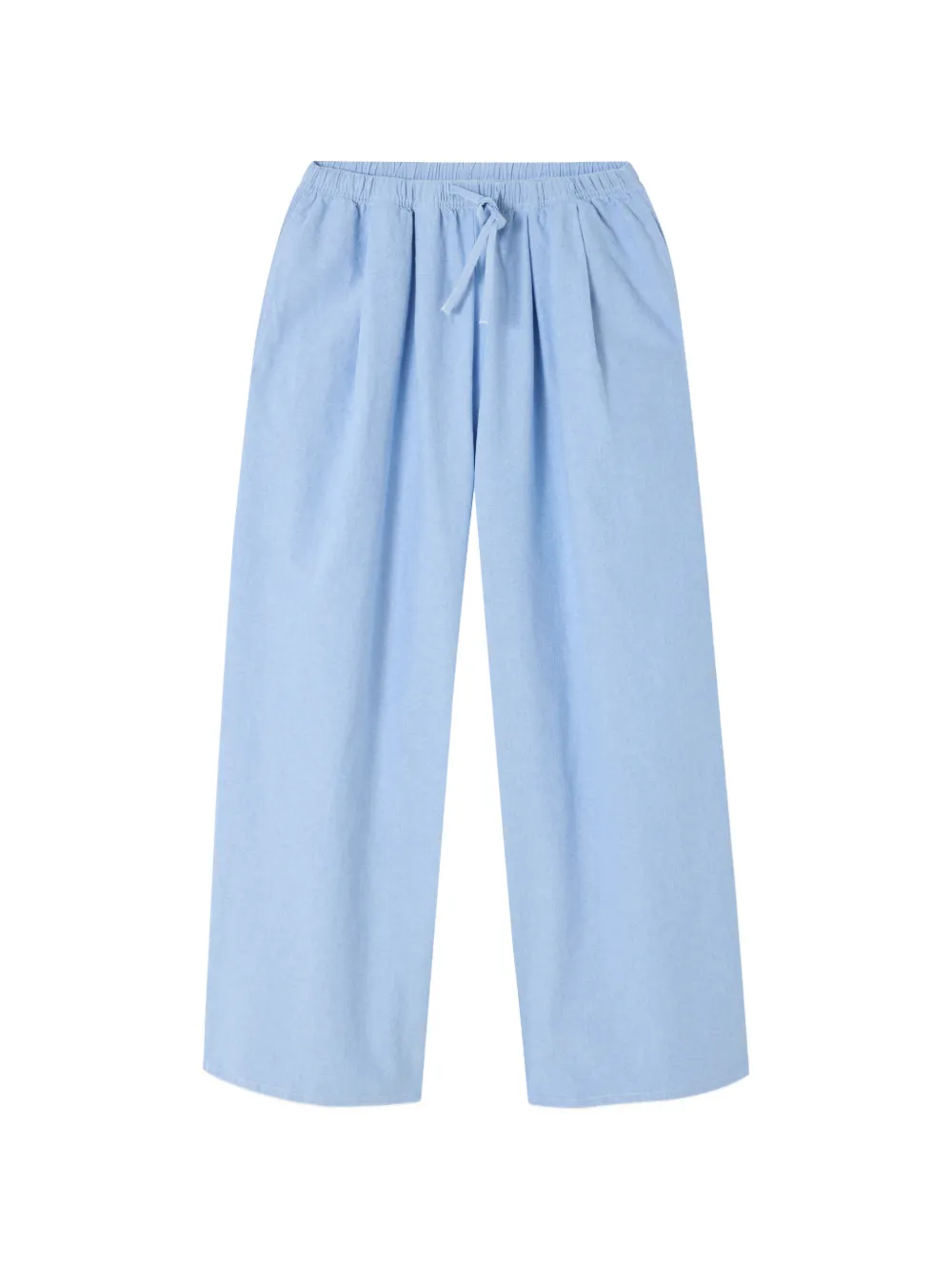 American vintage Feoly Palazzohose mit Kordelzug - Blau
