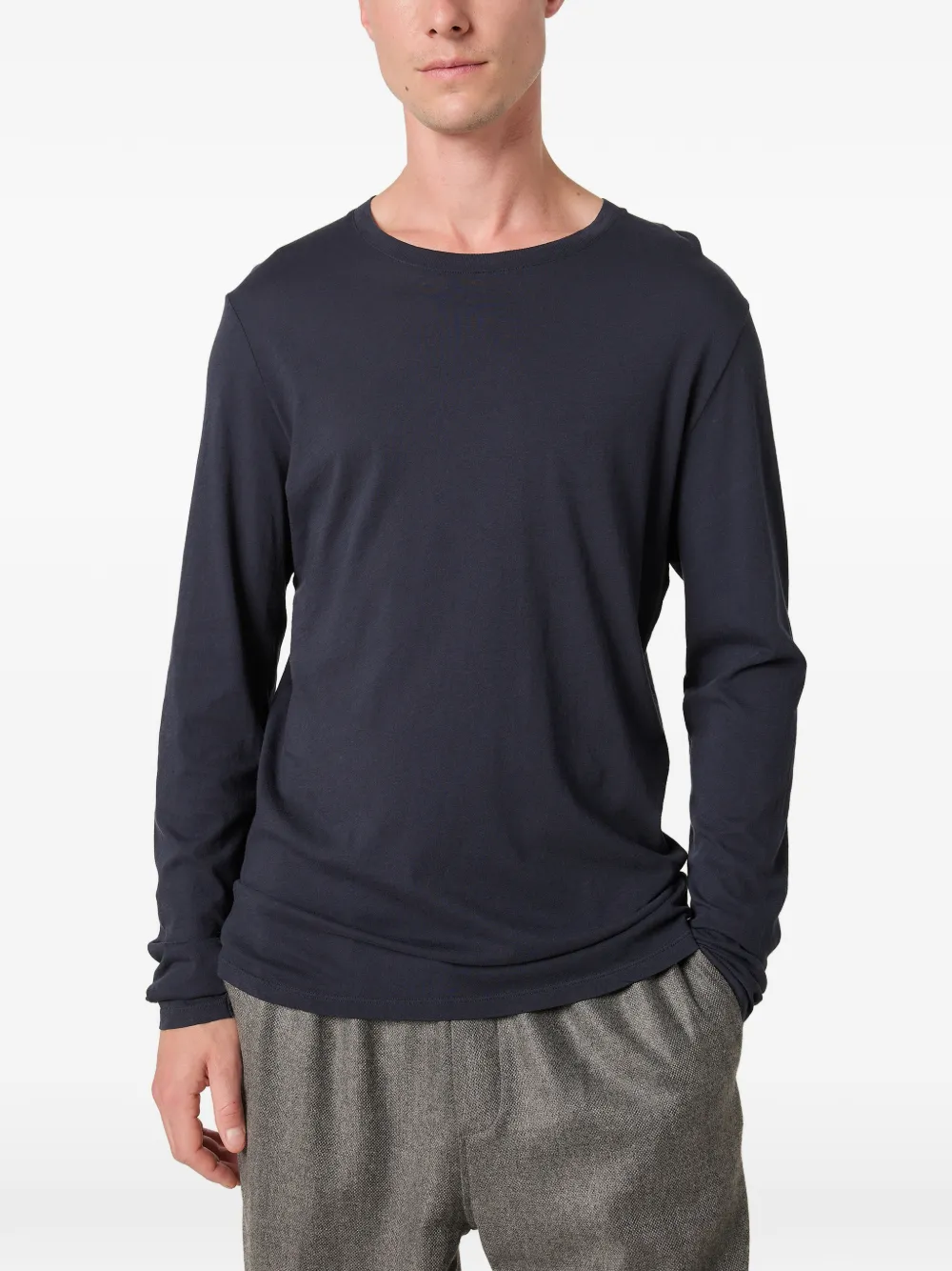 American Vintage Decatur T-shirt met lange mouwen Blauw