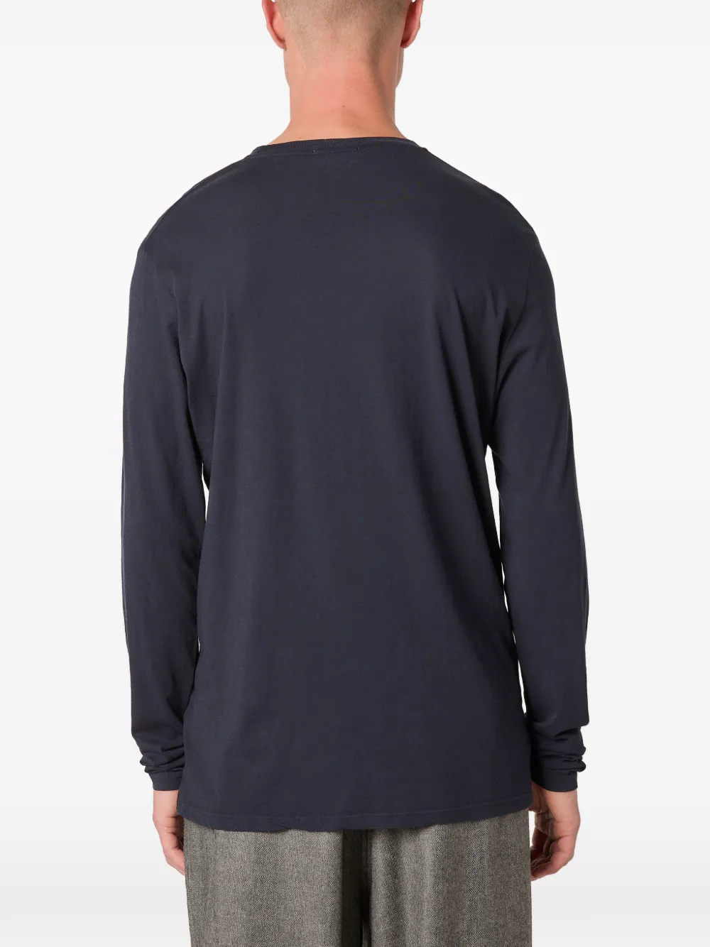 American Vintage Decatur T-shirt met lange mouwen Blauw