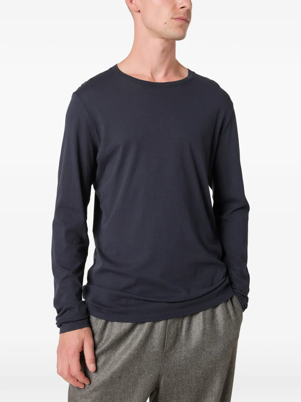 American Vintage Decatur T-shirt met lange mouwen Blauw