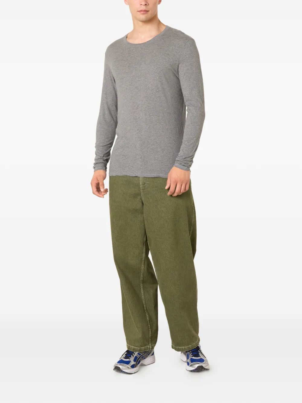 American Vintage Decatur long-sleeve T-shirt - Grijs