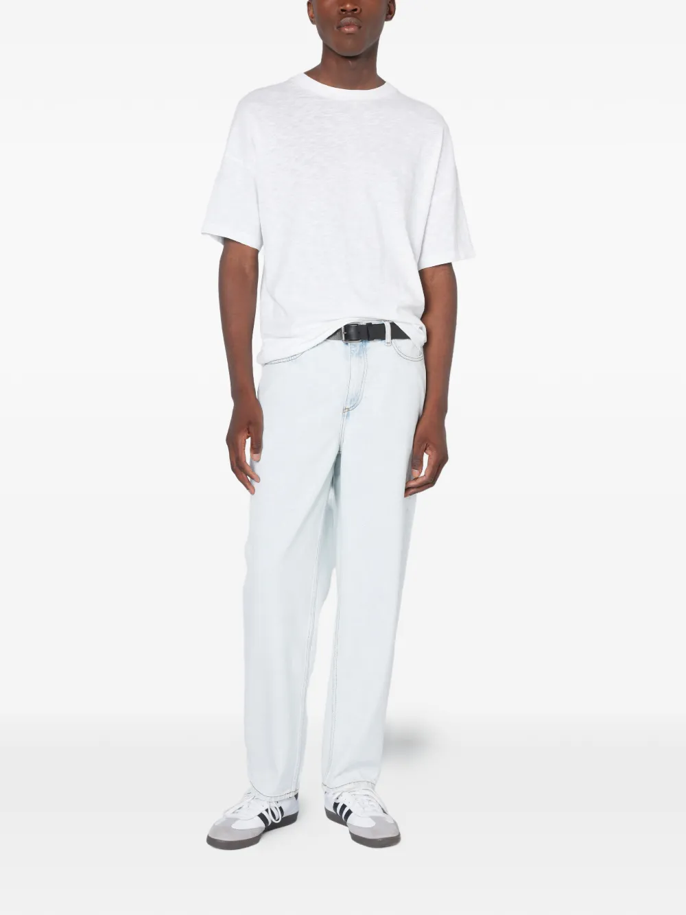 American Vintage Joybird low-rise straight jeans - Blauw