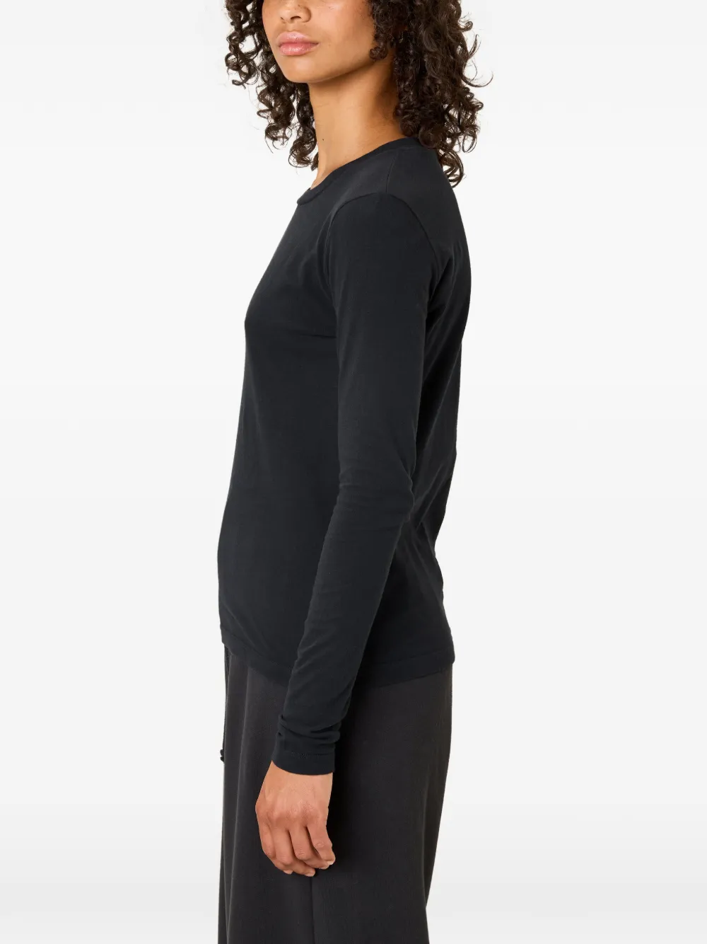 American Vintage Gamipy T-shirt met lange mouwen Zwart