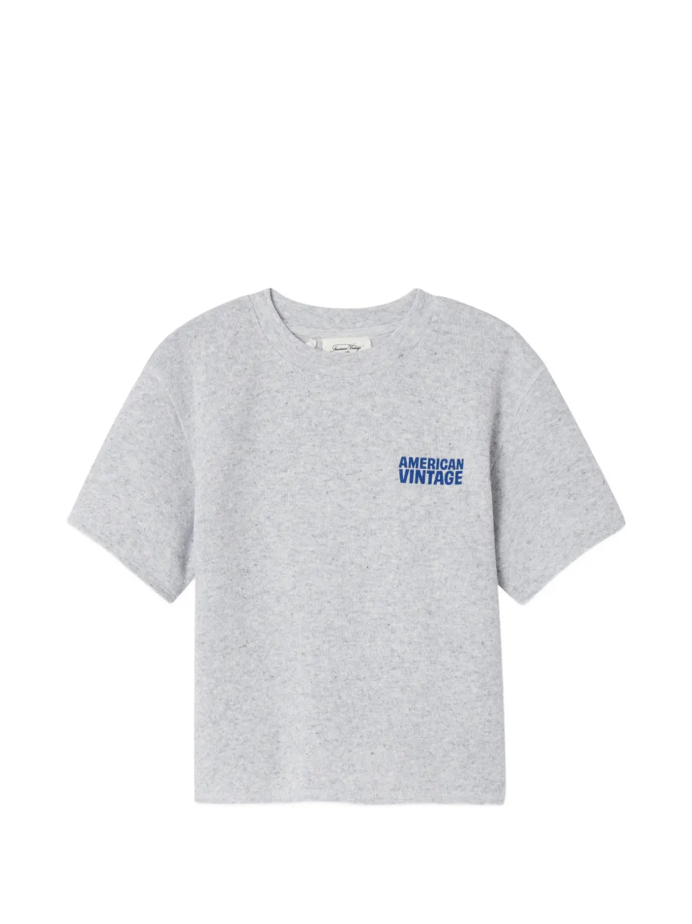 American Vintage Kids Evona crew-neck T-shirt - Grigio