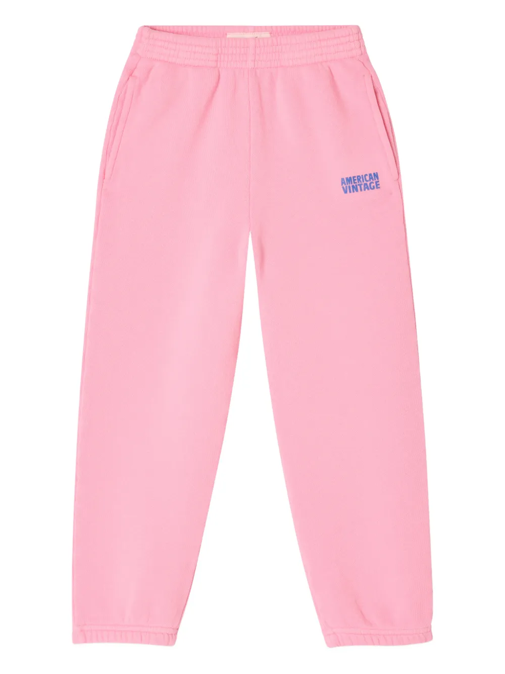 American Vintage Kids logo joggers - Rosa