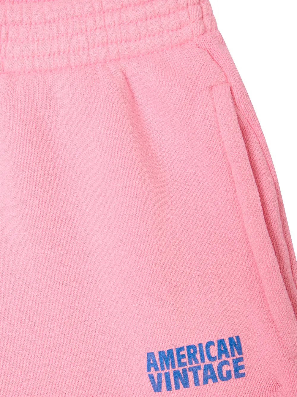 American Vintage Kids Joggingbroek met logo Roze