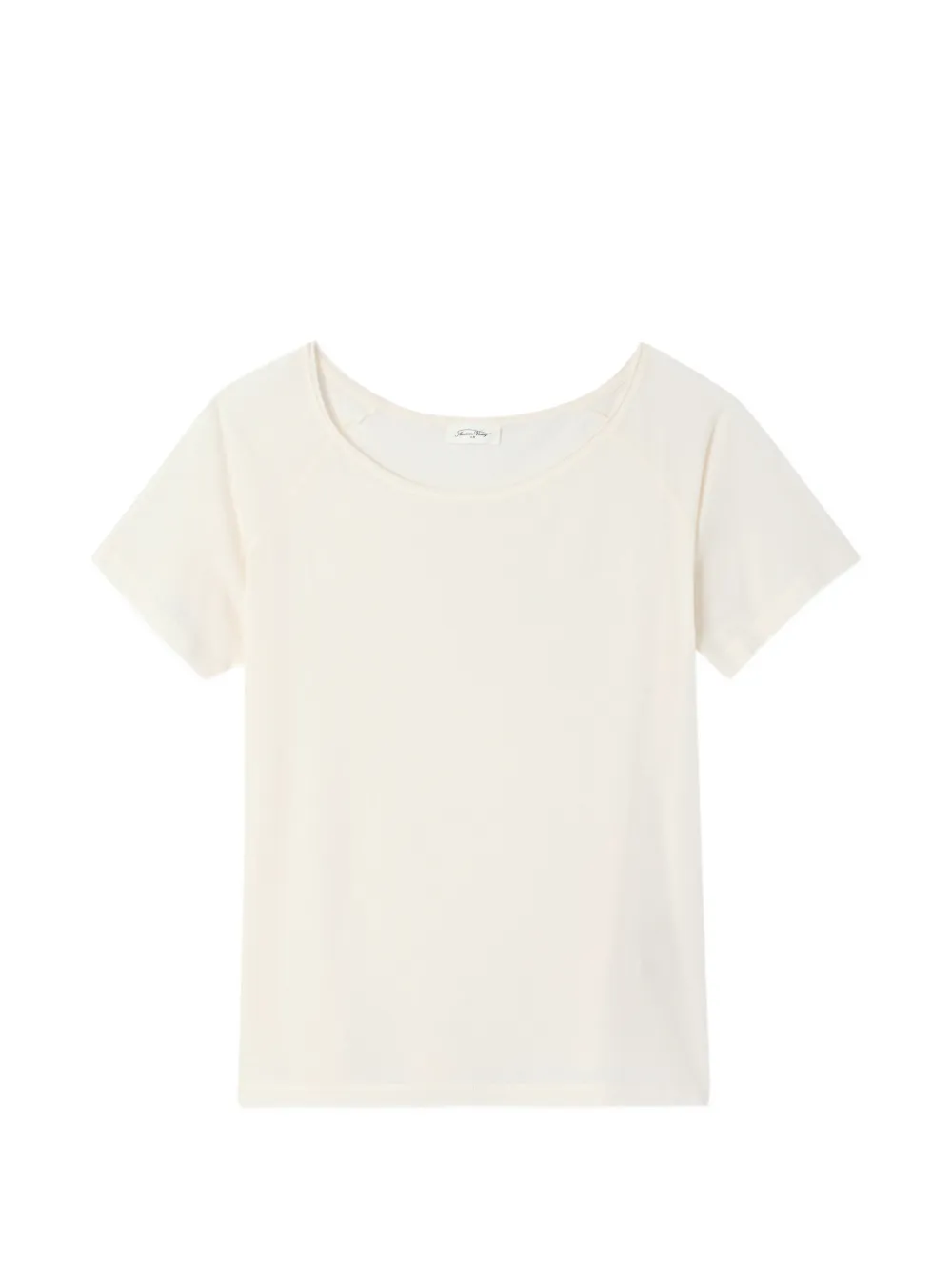American Vintage Laloom boat-neck T-shirt - Bianco