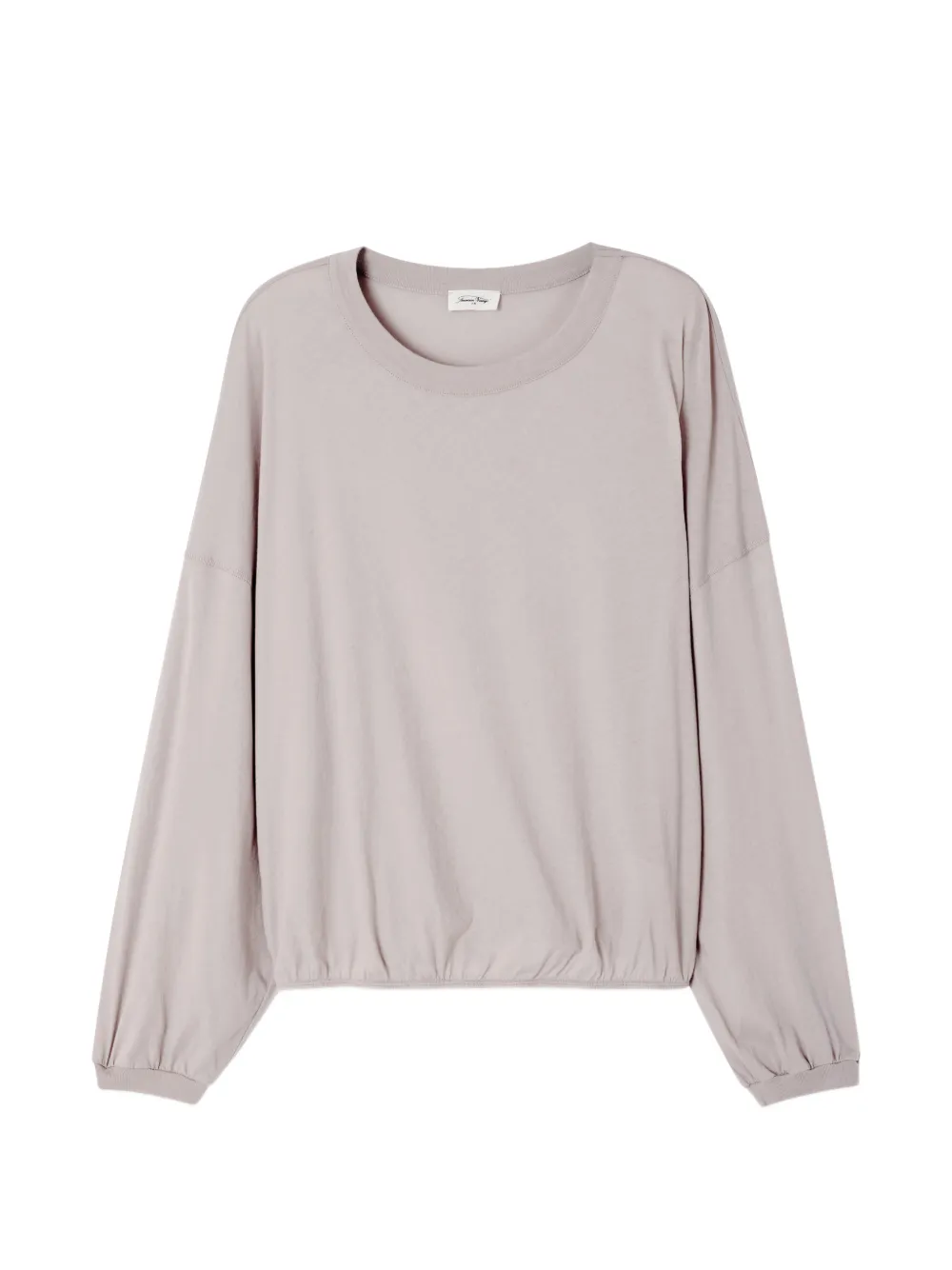 American Vintage Laloom long-sleeve cotton T-shirt - Toni neutri