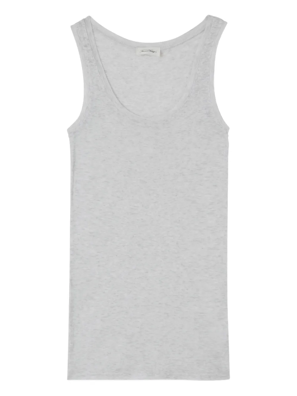 American Vintage Massachusetts scoop-neck tank top - Grau