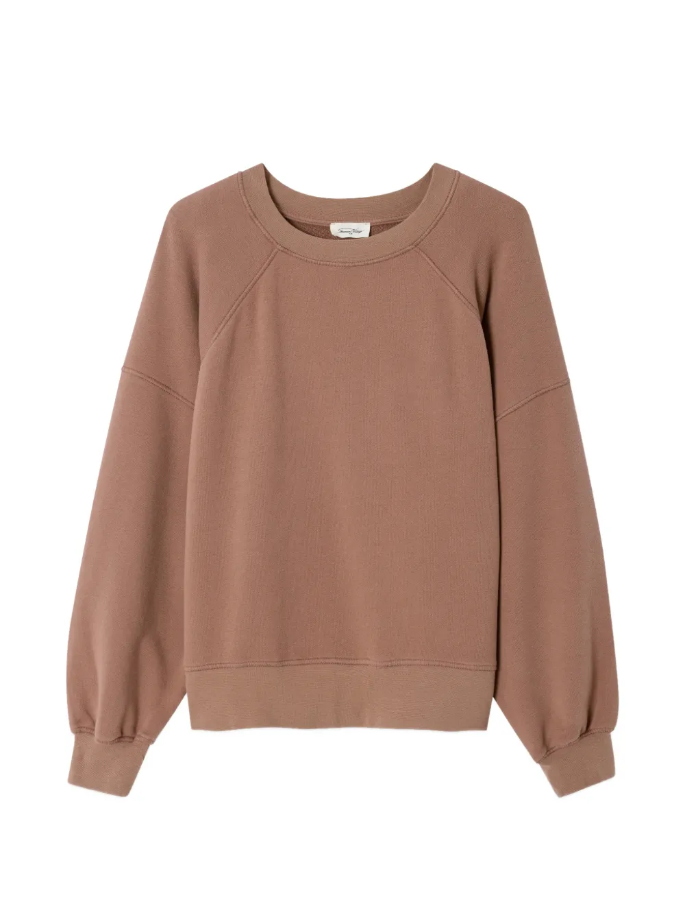 American Vintage long-sleeve crew-neck sweatshirt - Marrone