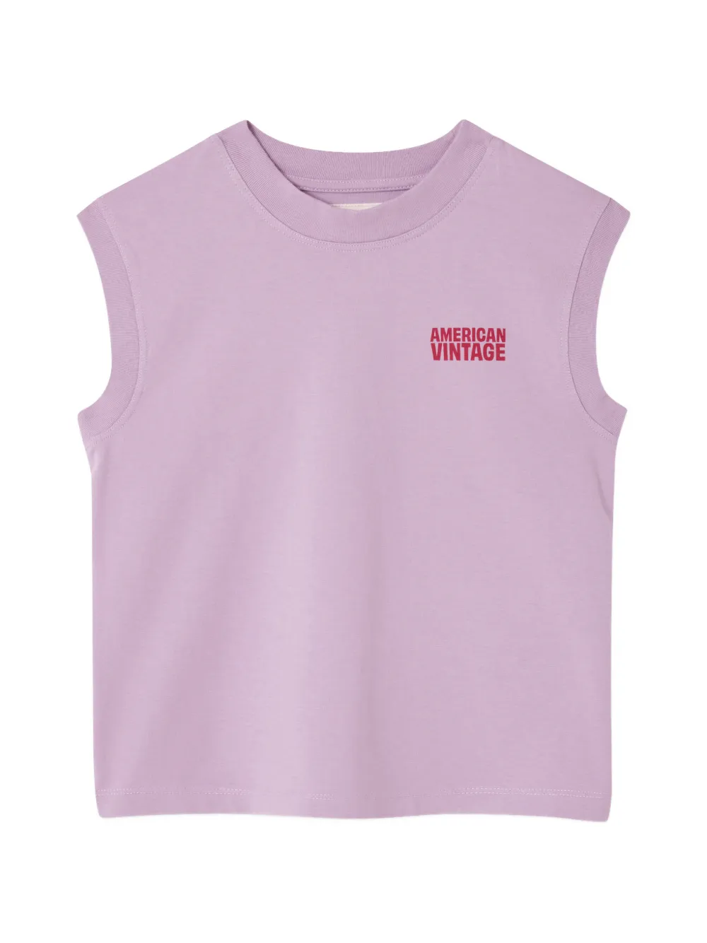 American Vintage Kids Canotta Gixy girocollo - Viola