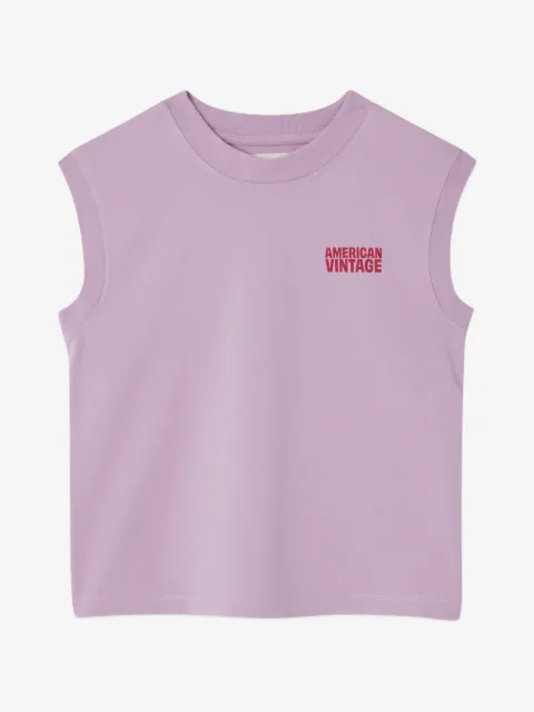 American Vintage Kids Gixy ラウンドネック タンクトップ