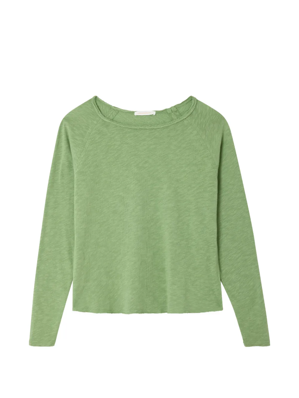 American Vintage Sonoma long-sleeve boat-neck top - Verde