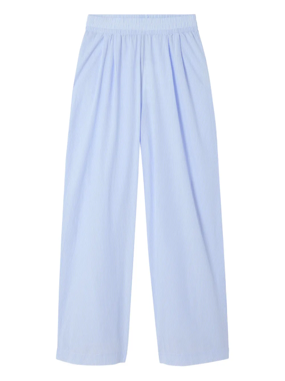 American Vintage Eluabird elasticated-waist palazzo trousers - Blau