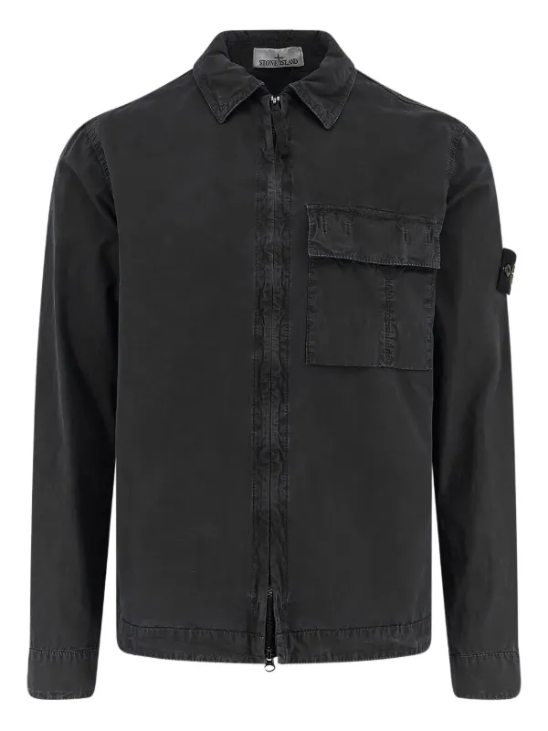 トップス Stone  FlapPocket Logo Patch Shirt 33163317_63667397_600.jpg