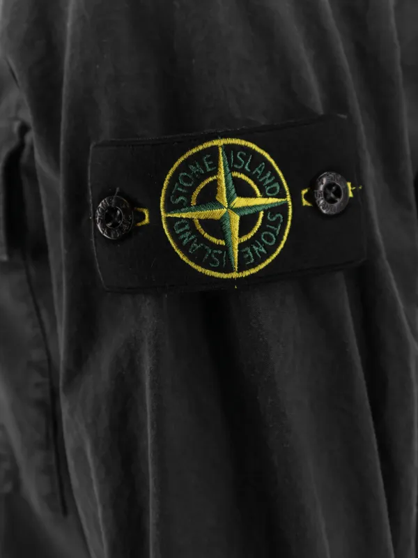 トップス Stone  FlapPocket Logo Patch Shirt Stone Island flap-pocket logo-patch Shirt | Grey | FARFETCH