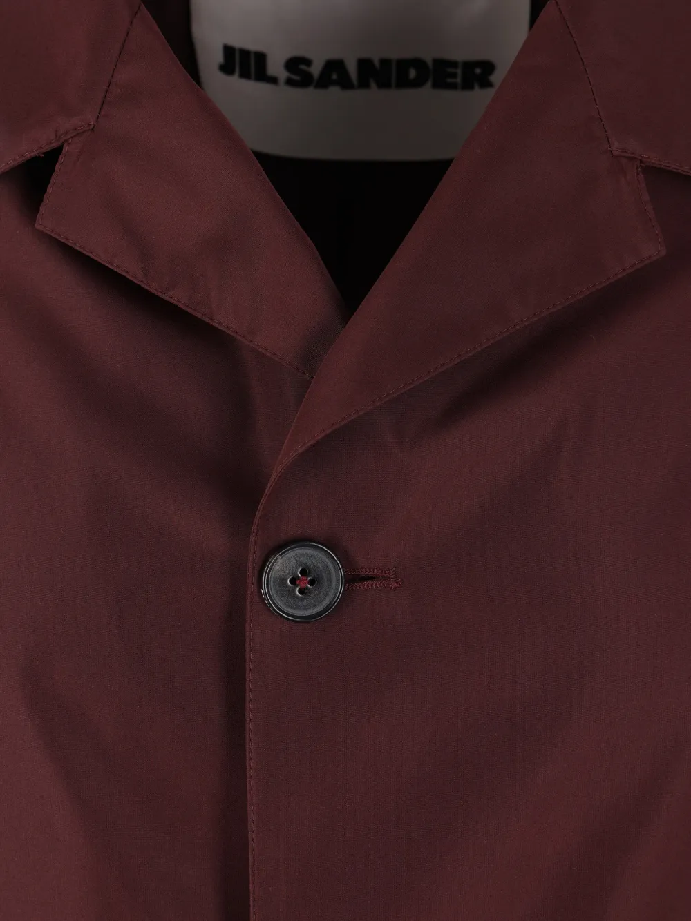  Jil Sander Button Coat - Red 