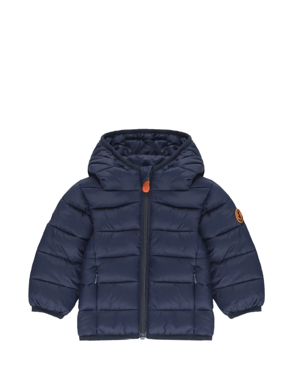 Save The Duck Kids Wally hooded padded coat - Blu