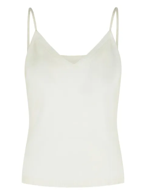 Lisa Yang braided-strap cashmere tank top