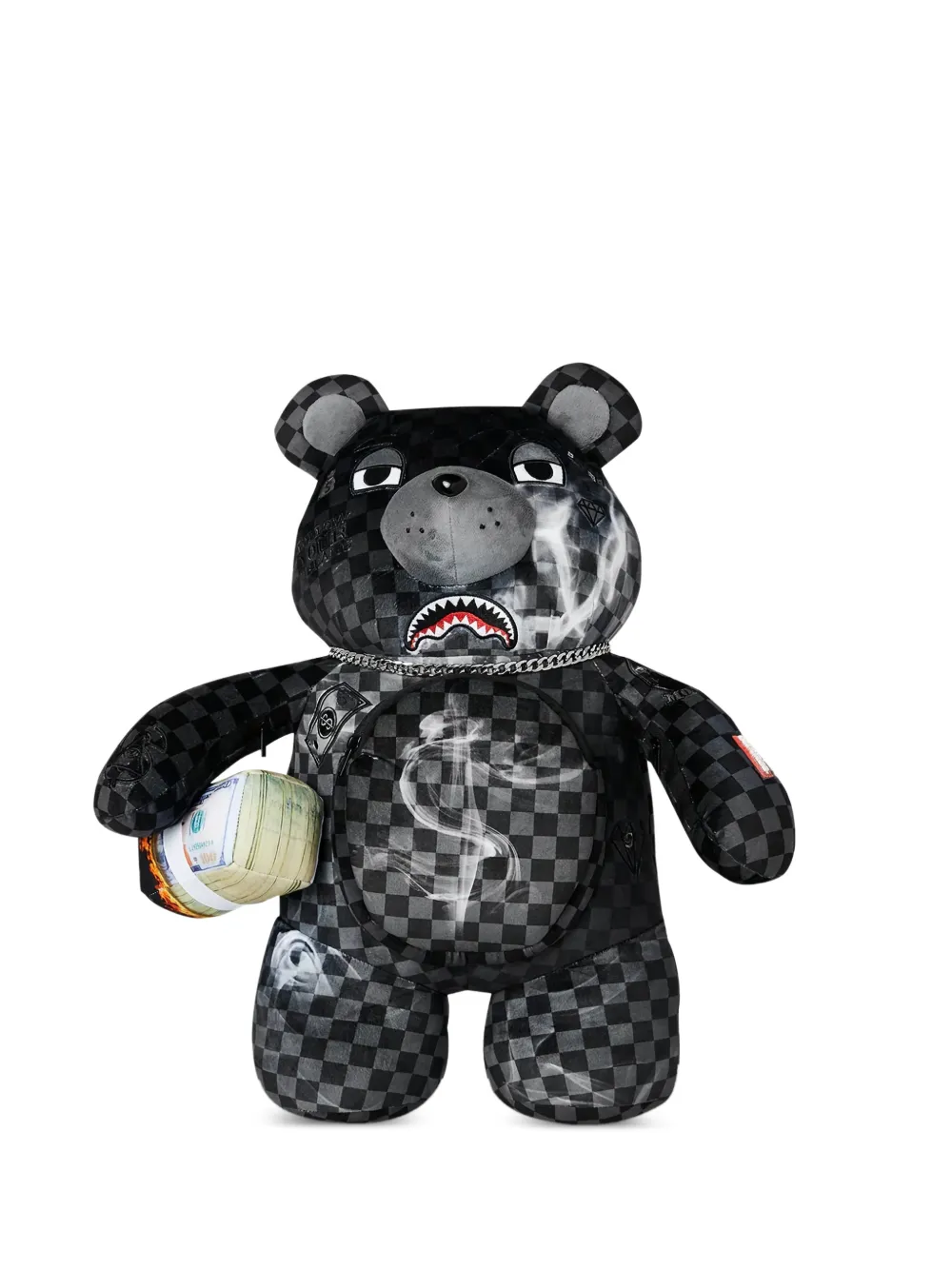 Sprayground Zaino Sip N Smoke MoneyBear - Nero