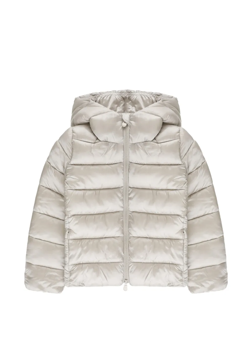 Save The Duck Kids Bibi hooded zip puffer jacket - Toni neutri