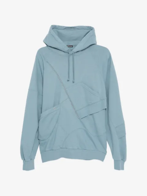 Undercover panelled hoodie