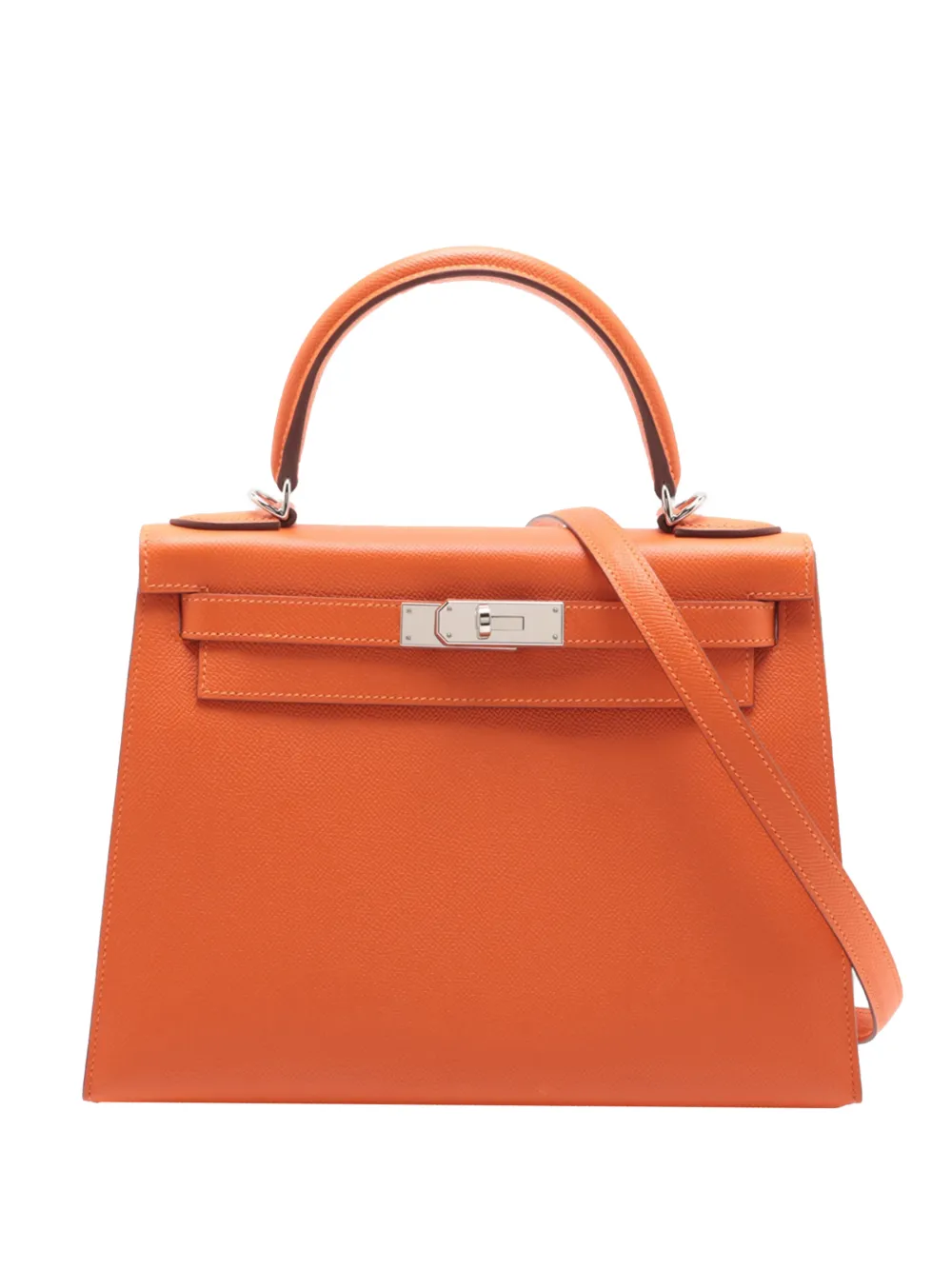 Hermès Pre-Owned 2019 Epsom Kelly II Sellier 28 satchel - Orange