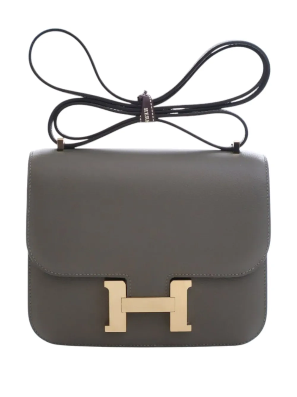Hermès Pre-Owned 2023 Mini Evercolor Verso Constance 18 crossbody bag - Grey