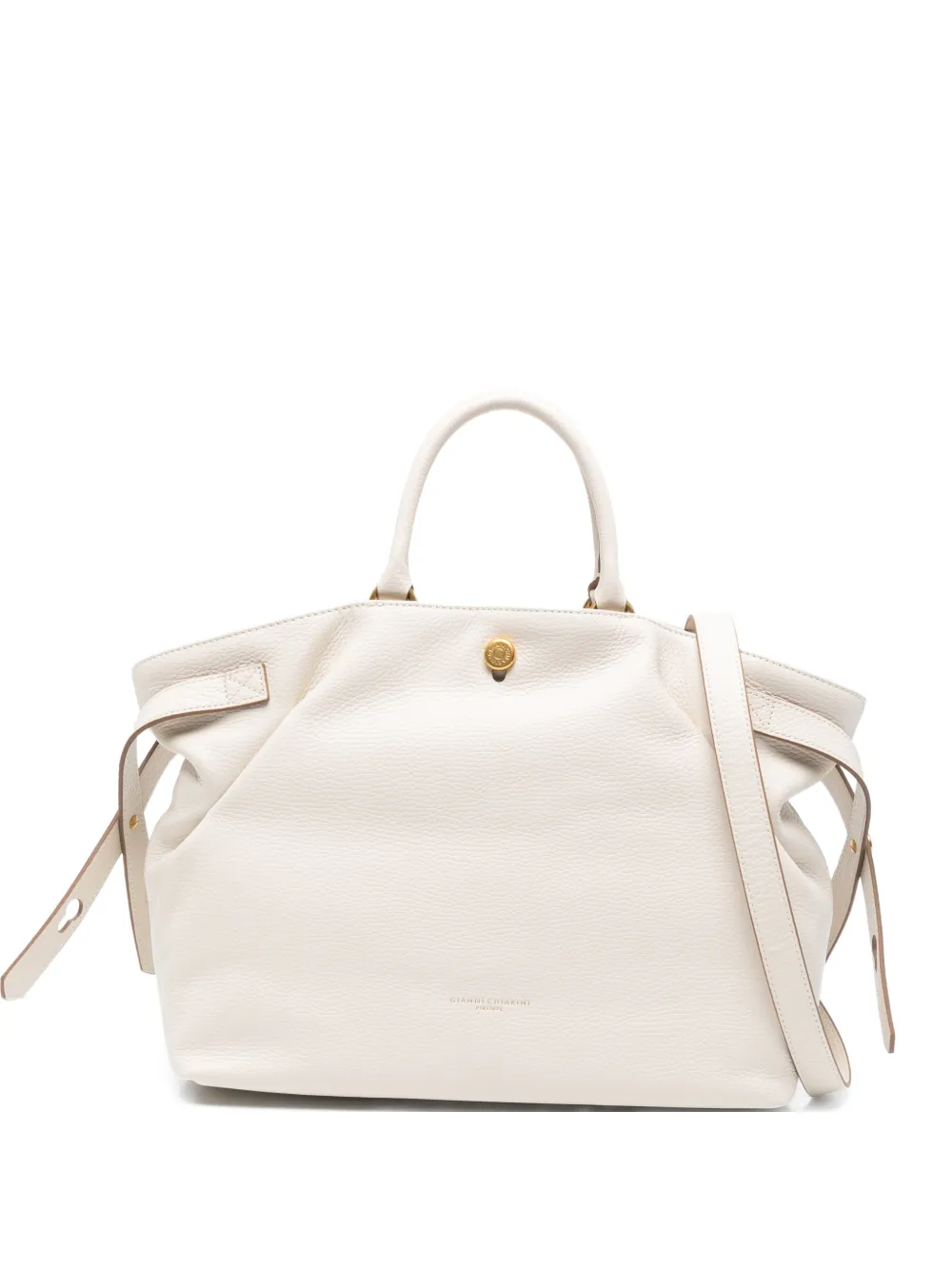 GIANNI CHIARINI Borsa tote Claudette con zip - Toni neutri