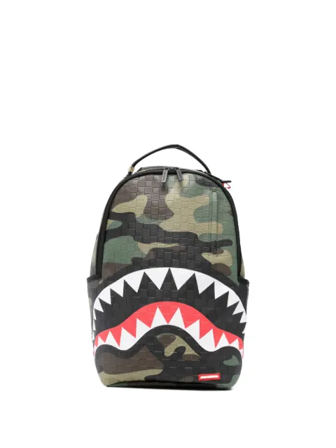 Sprayground shark-mouth-motif backpack