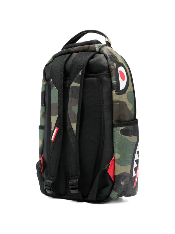 Sprayground シャークマウスモチーフ バックパック | グリーン
