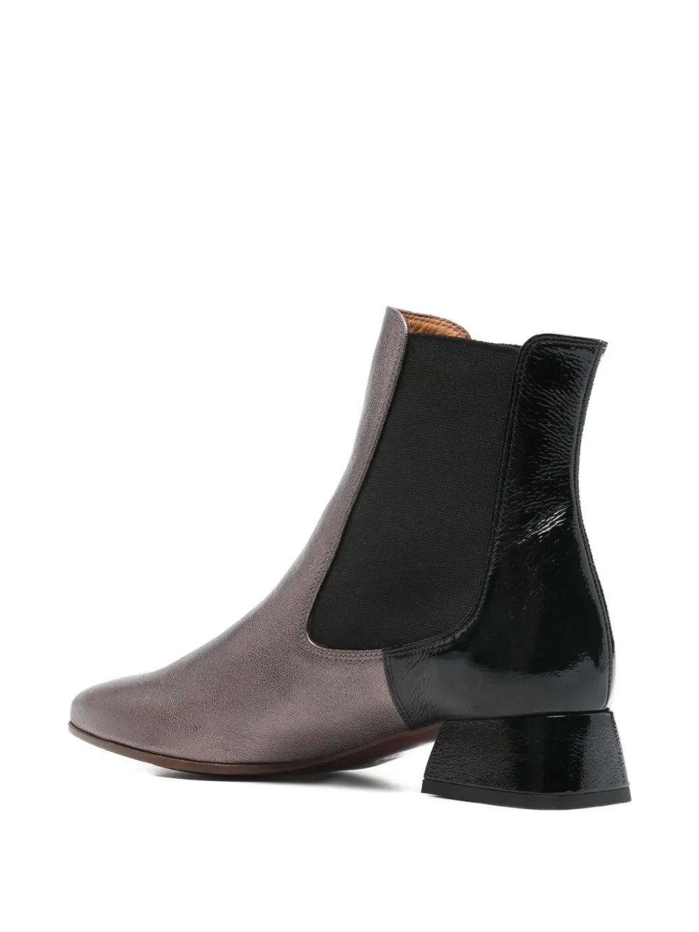 Chie Mihara Helix pointed-toe block-heel boots Grijs