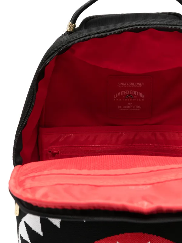 Sprayground シャークマウスモチーフ バックパック | ブラック