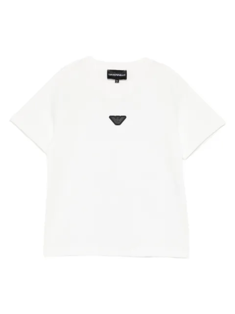 Emporio Armani Kids logo-appliqué T-shirt