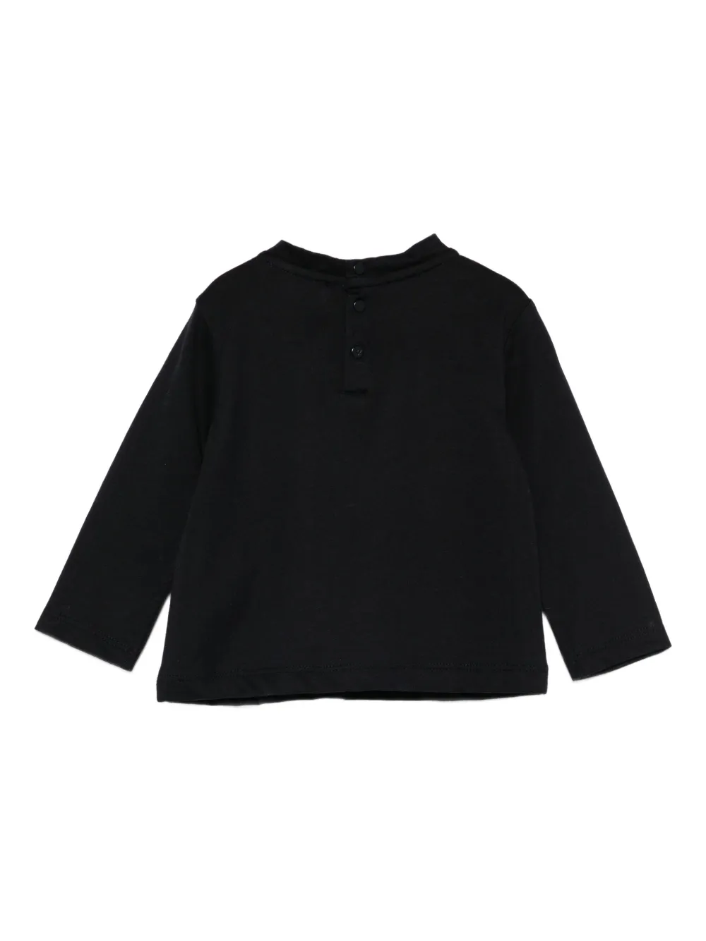 Emporio Armani Kids T-shirt met lange mouwen Zwart