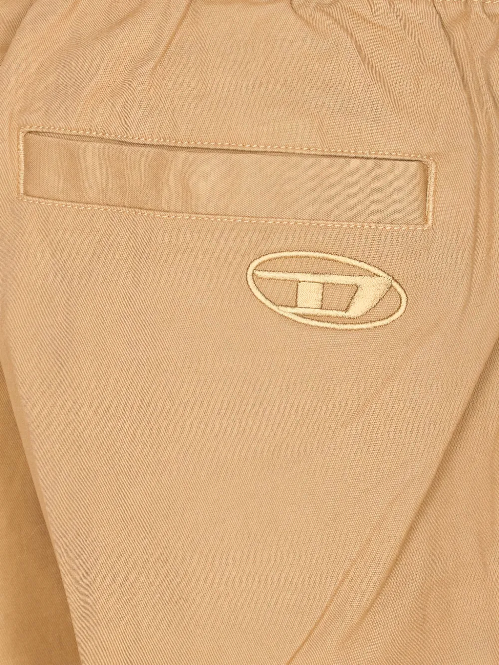  Diesel P-beek Elastic-waistband Shorts - Neutrals 