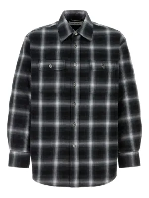 Acne Studios チェック シャツ | ブルー | FARFETCH JP